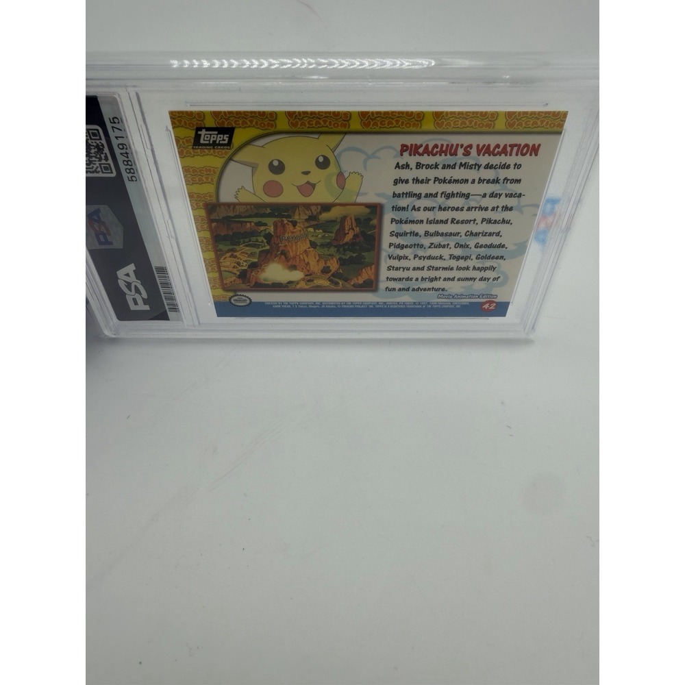 1999 TOPPS POKEMON THE MOVIE EDT #42 MOVIE EDITION PIKACHU'S VACATION - Picture 8 of 9